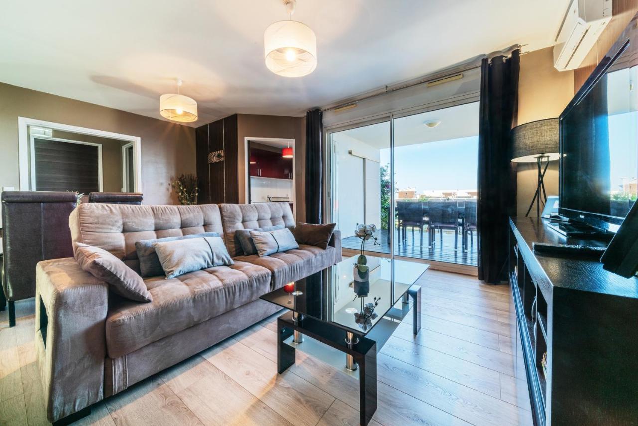 T2 Classe 4 Etoiles Avec Jardin, Piscine, Vue Mer A Saint-Gilles-Les-Bains Dış mekan fotoğraf