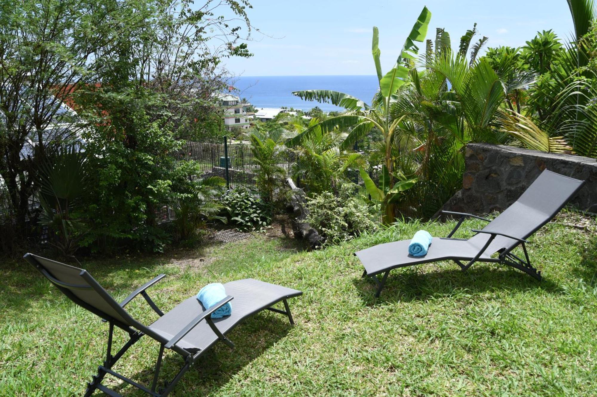T2 Classe 4 Etoiles Avec Jardin, Piscine, Vue Mer A Saint-Gilles-Les-Bains Dış mekan fotoğraf
